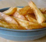 Traditional chips in a bowl