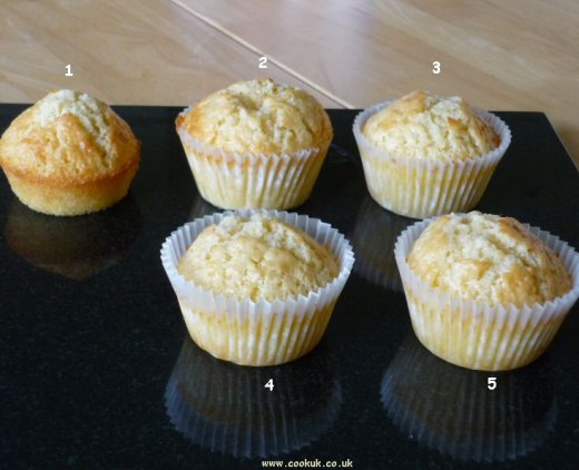 Baked cupcakes