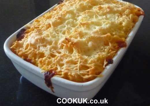 Shepherds Pie seved in a dish