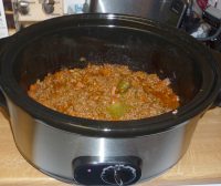 Bolognese Sauce in a slow cooker